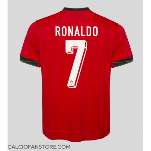 Maglia Calcio Portogallo Cristiano Ronaldo #7 Prima Divisa Europei 2024 Manica Corta